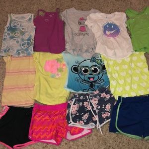 Lot of Girls Summer Play Clothes 6-6x